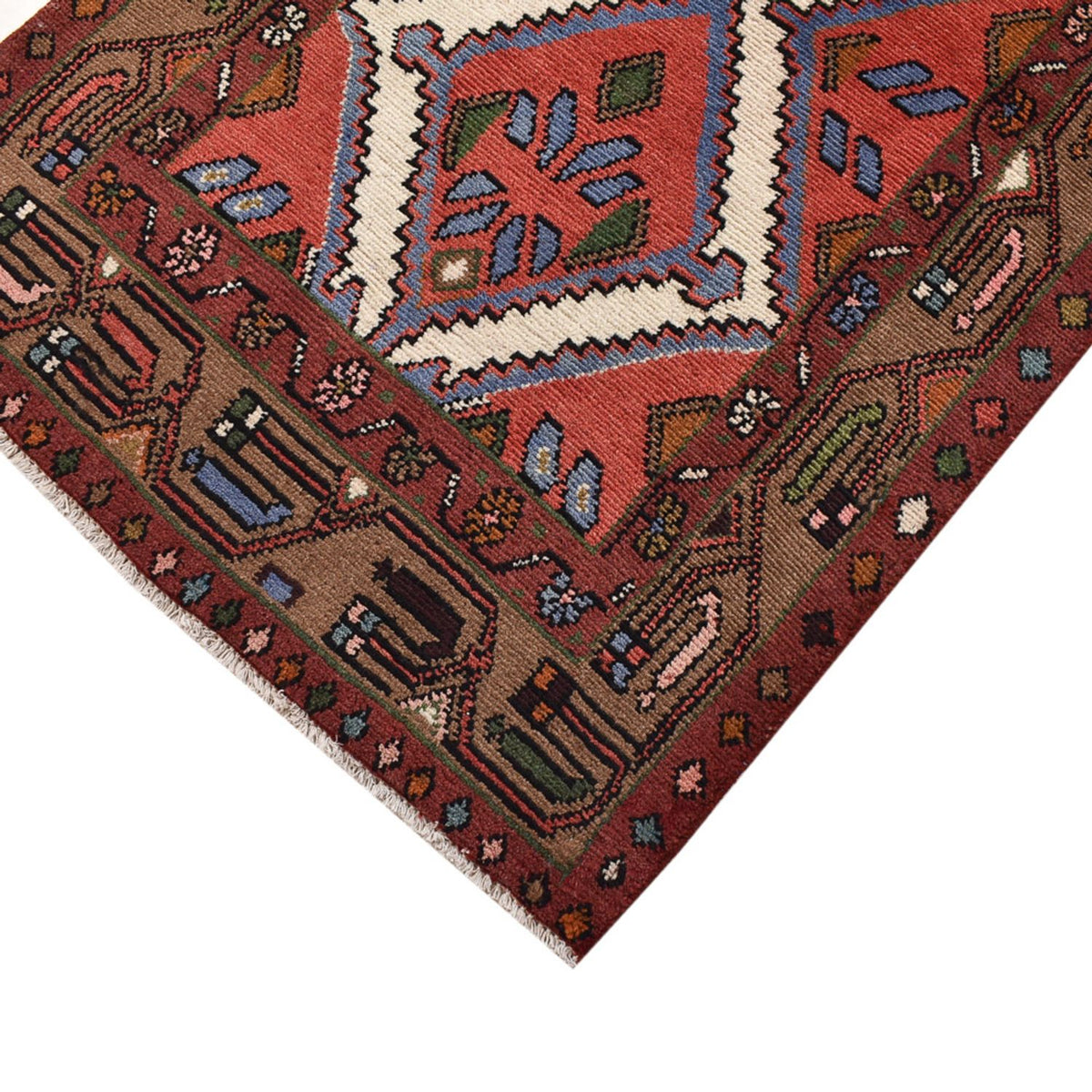 Loper Perzisch Tapijt - Nomadisch - 303 x 81 cm - rood