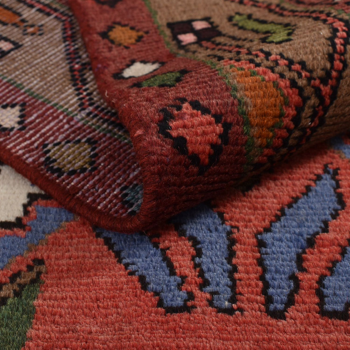 Loper Perzisch Tapijt - Nomadisch - 303 x 81 cm - rood