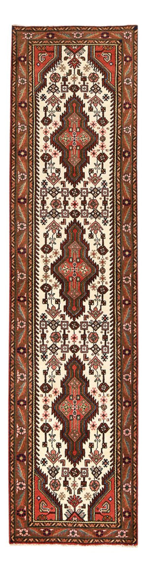 Loper Perzisch Tapijt - Nomadisch - 308 x 78 cm - beige