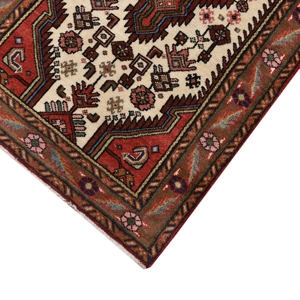 Loper Perzisch Tapijt - Nomadisch - 308 x 78 cm - beige