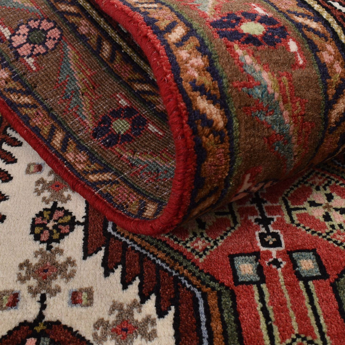 Loper Perzisch Tapijt - Nomadisch - 308 x 78 cm - beige