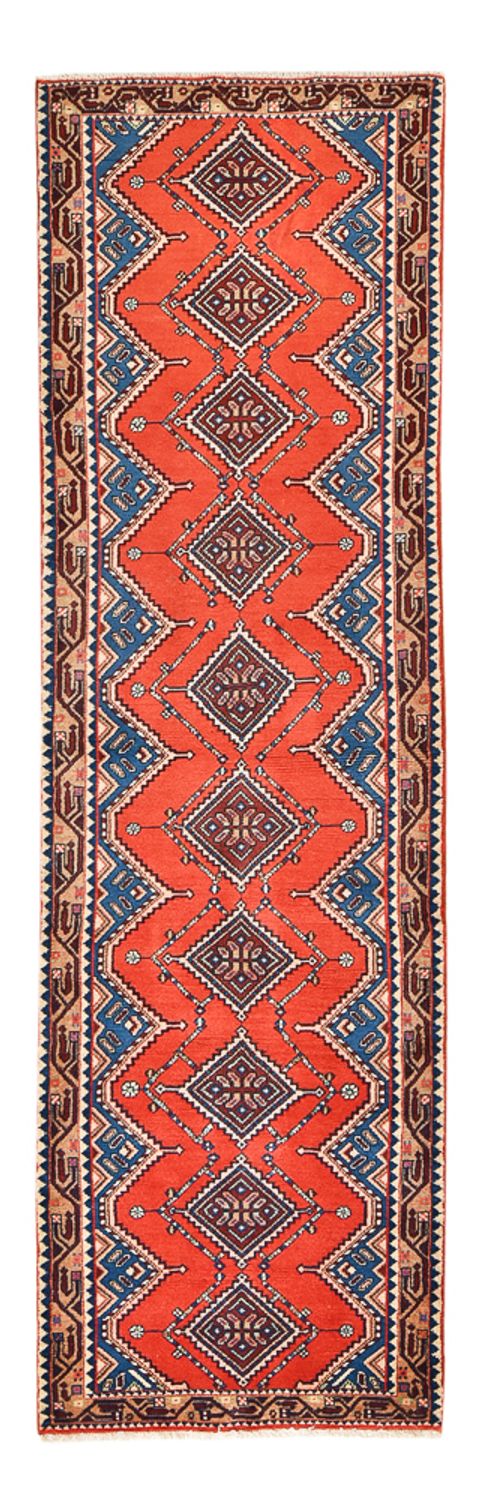 Loper Perzisch Tapijt - Nomadisch - 276 x 80 cm - rood