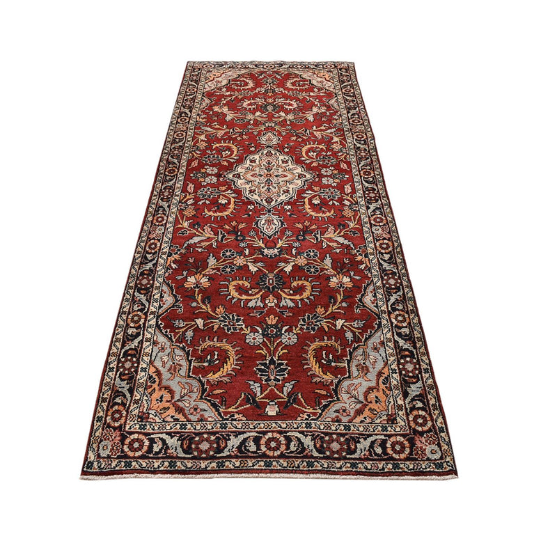 Loper Perzisch Tapijt - Nomadisch - 307 x 109 cm - donkerrood