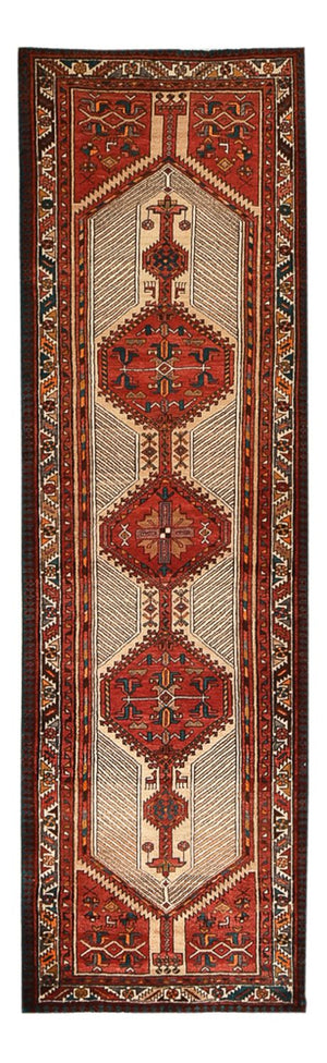 Loper Perzisch Tapijt - Nomadisch - 332 x 100 cm - rood