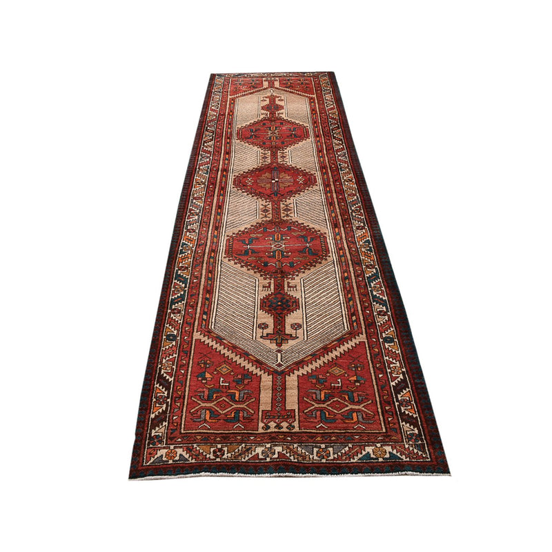 Loper Perzisch Tapijt - Nomadisch - 332 x 100 cm - rood