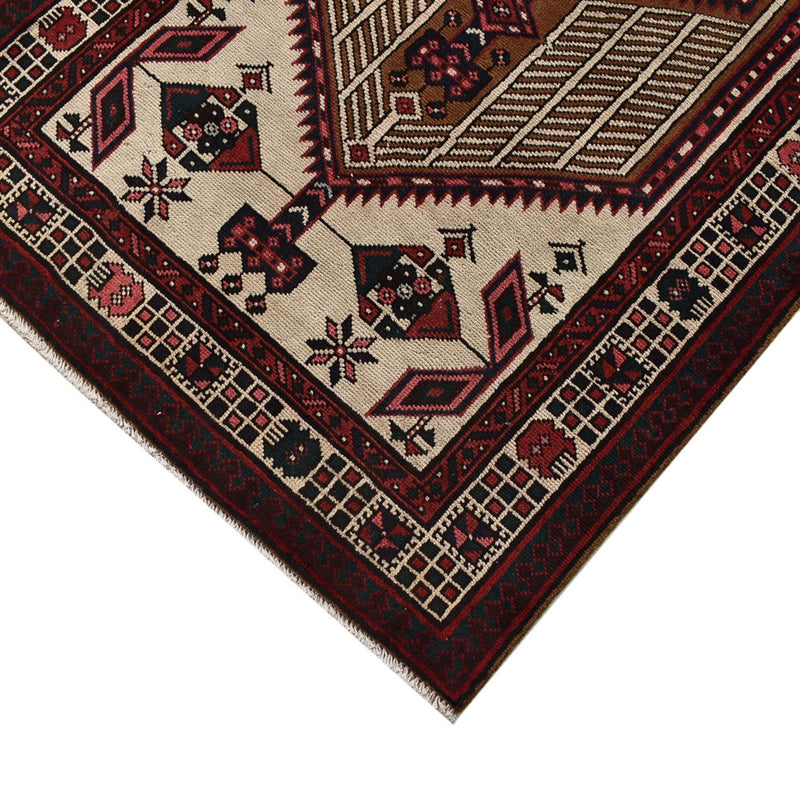 Loper Perzisch Tapijt - Nomadisch - 336 x 100 cm - rood