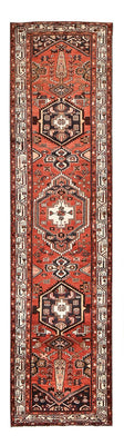 Loper Perzisch tapijt - Bijar - 406 x 100 cm - terracotta