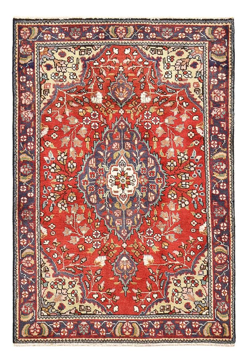 Perzisch tapijt - Tabriz - 145 x 100 cm - rood
