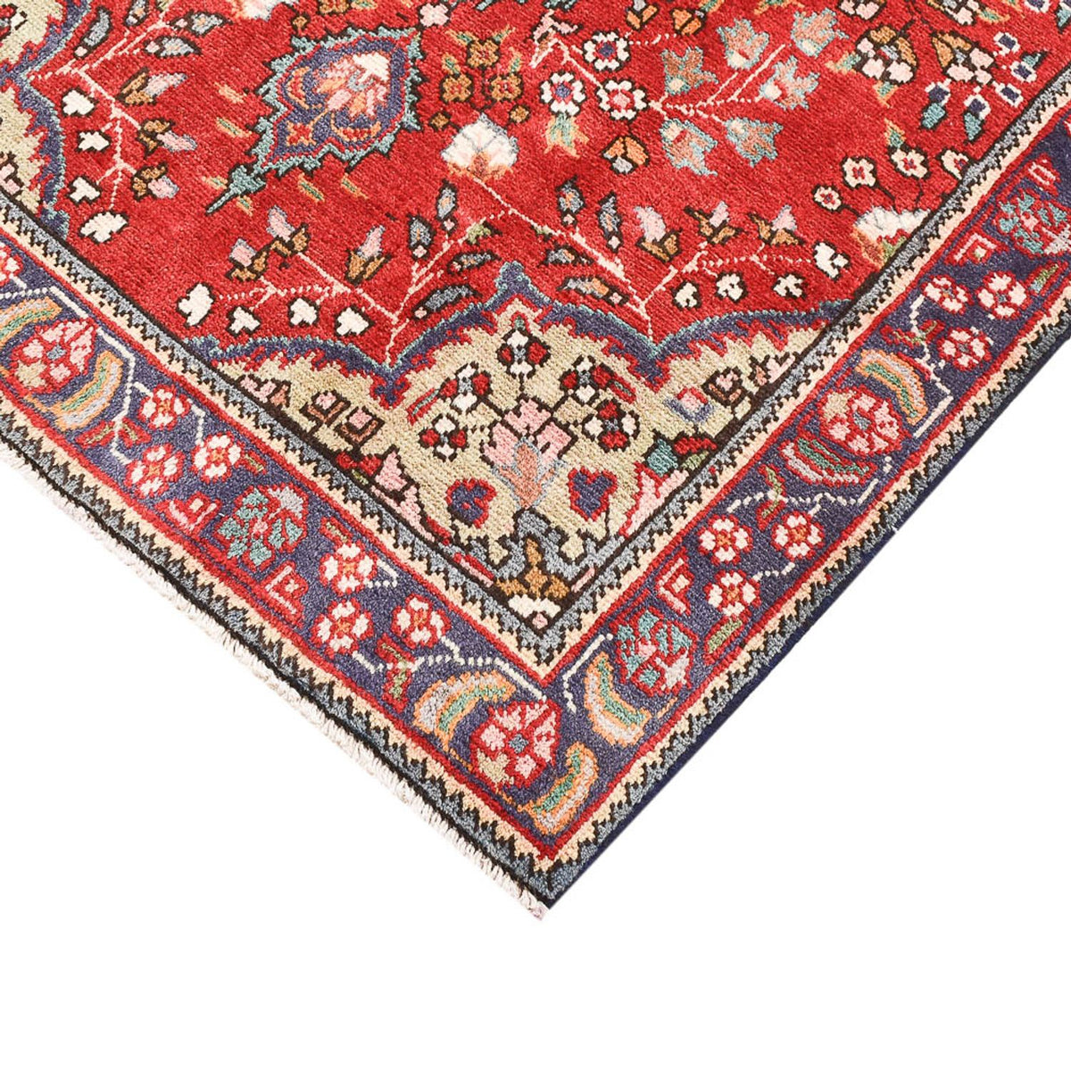 Perzisch tapijt - Tabriz - 145 x 100 cm - rood