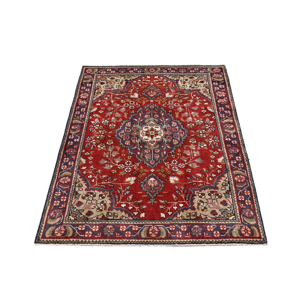 Perzisch tapijt - Tabriz - 145 x 100 cm - rood
