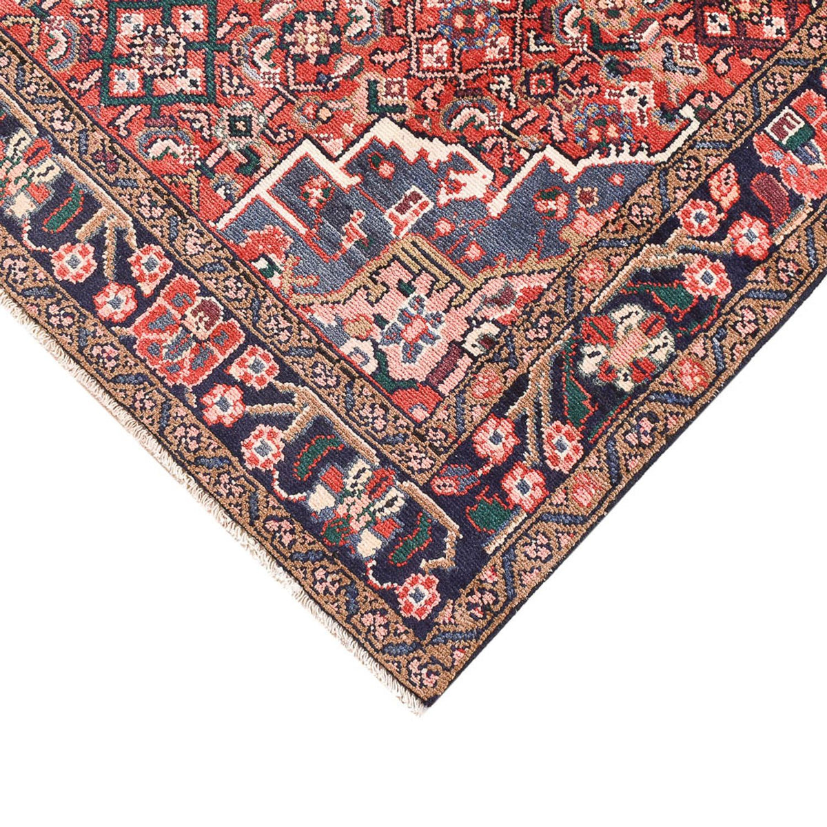 Perzisch Tapijt - Nomadisch - 156 x 105 cm - donkerrood