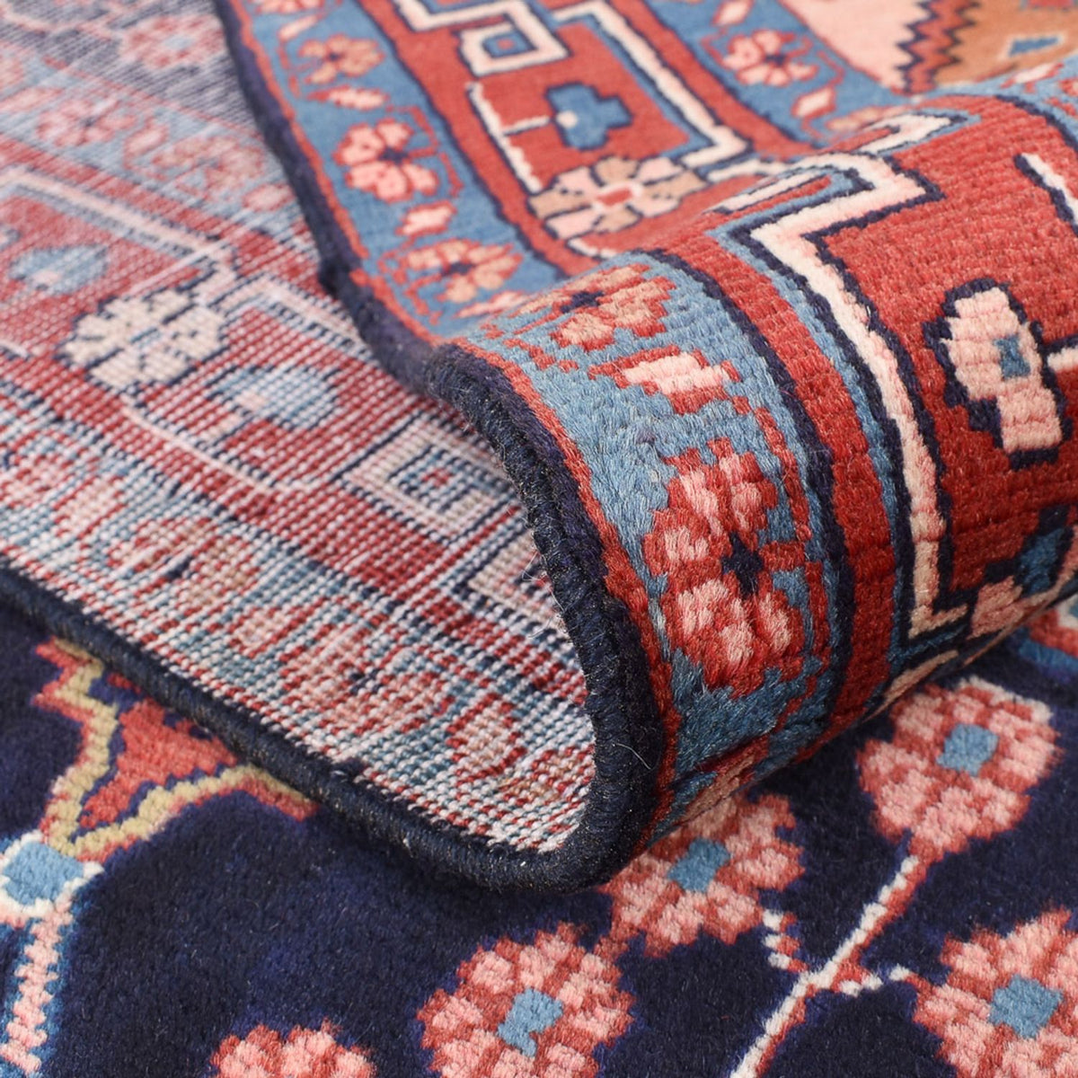 Perzisch Tapijt - Nomadisch - 208 x 137 cm - donkerblauw