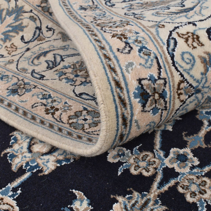 Perzisch tapijt - Nain - 292 x 195 cm - donkerblauw