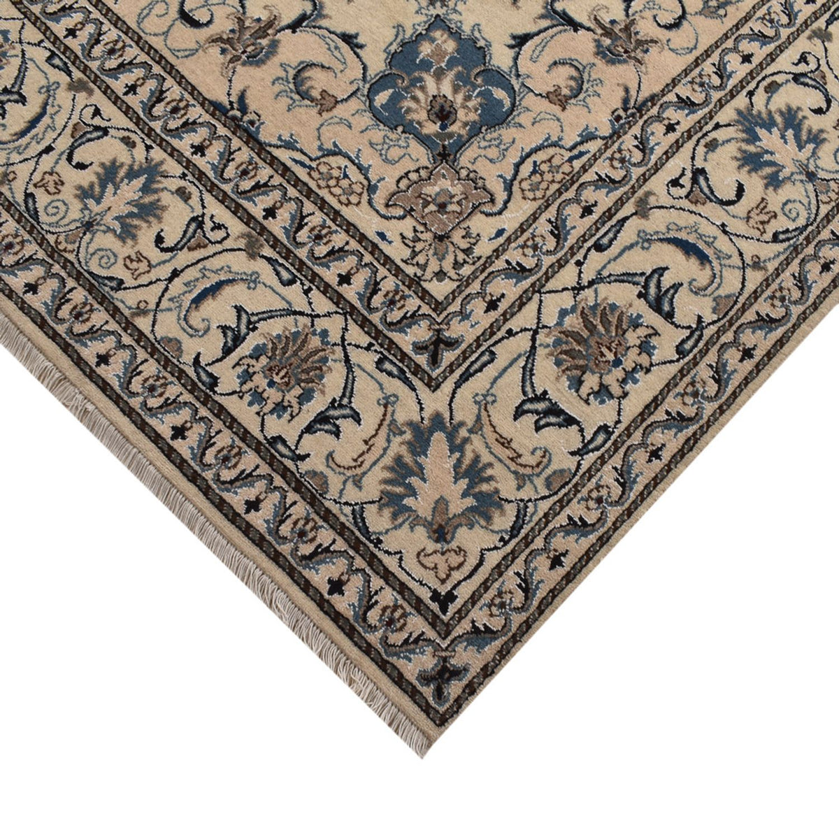 Perzisch tapijt - Nain - 300 x 198 cm - zand