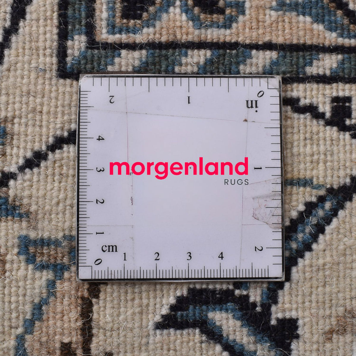 Perzisch tapijt - Nain - 300 x 197 cm - mintgroen