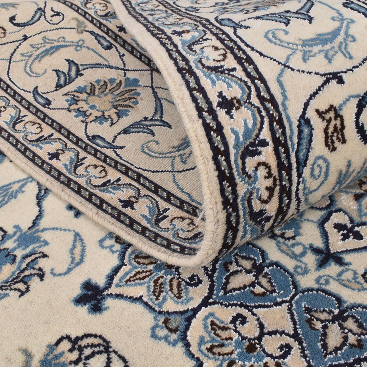 Perzisch tapijt - Nain - 293 x 200 cm - zand