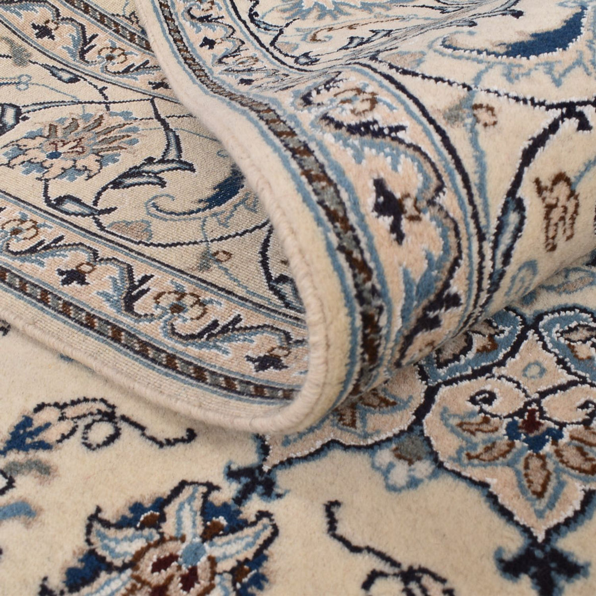 Perzisch tapijt - Nain - 297 x 195 cm - zand