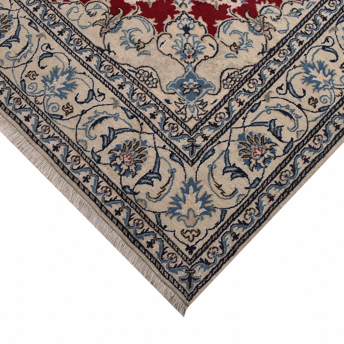 Perzisch tapijt - Nain - 290 x 198 cm - rood