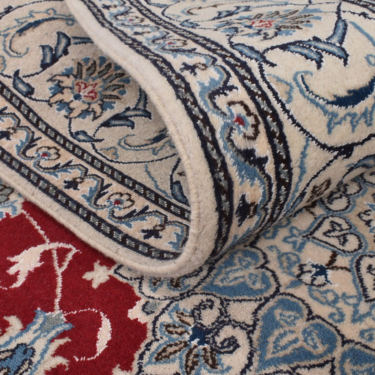 Perzisch tapijt - Nain - 290 x 198 cm - rood