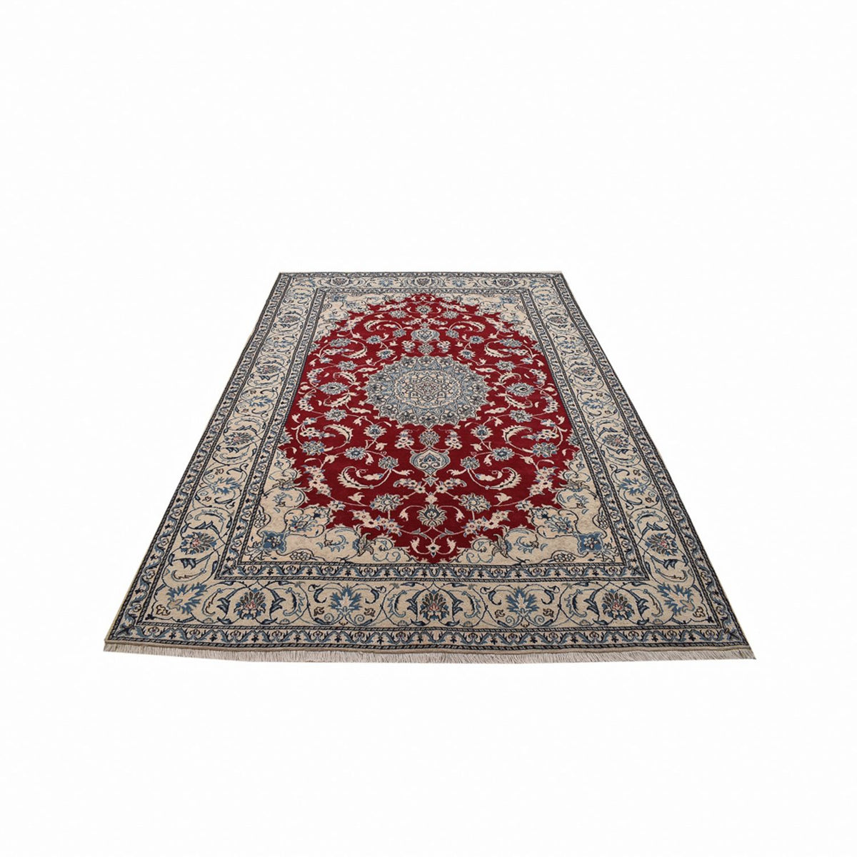 Perzisch tapijt - Nain - 290 x 198 cm - rood