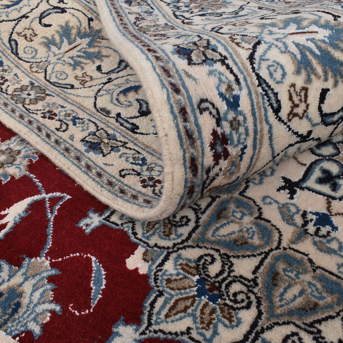 Perzisch tapijt - Nain - 300 x 199 cm - rood