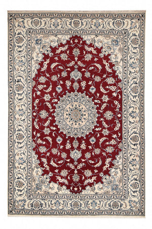 Perzisch tapijt - Nain - 296 x 200 cm - rood