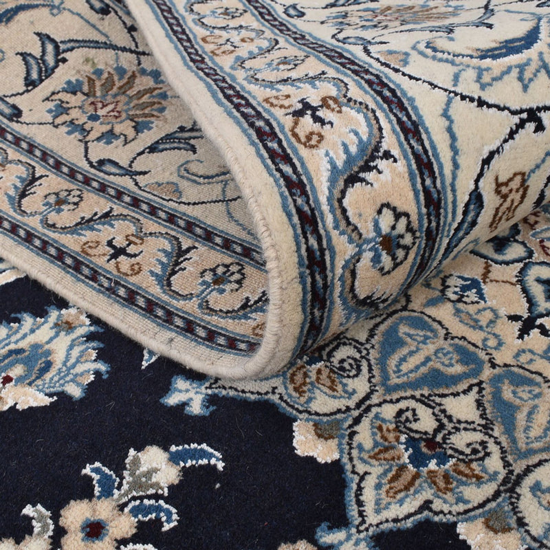 Perzisch tapijt - Nain - 295 x 200 cm - donkerblauw