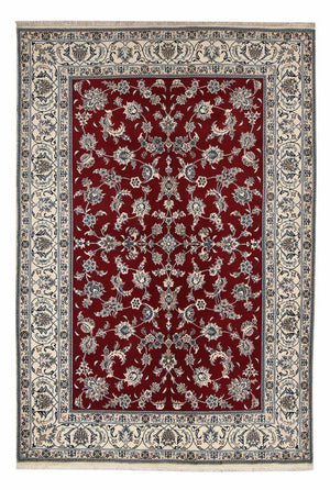 Perzisch tapijt - Nain - 297 x 202 cm - rood