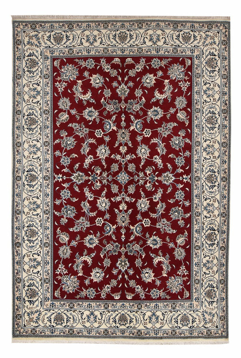 Perzisch tapijt - Nain - 297 x 202 cm - rood
