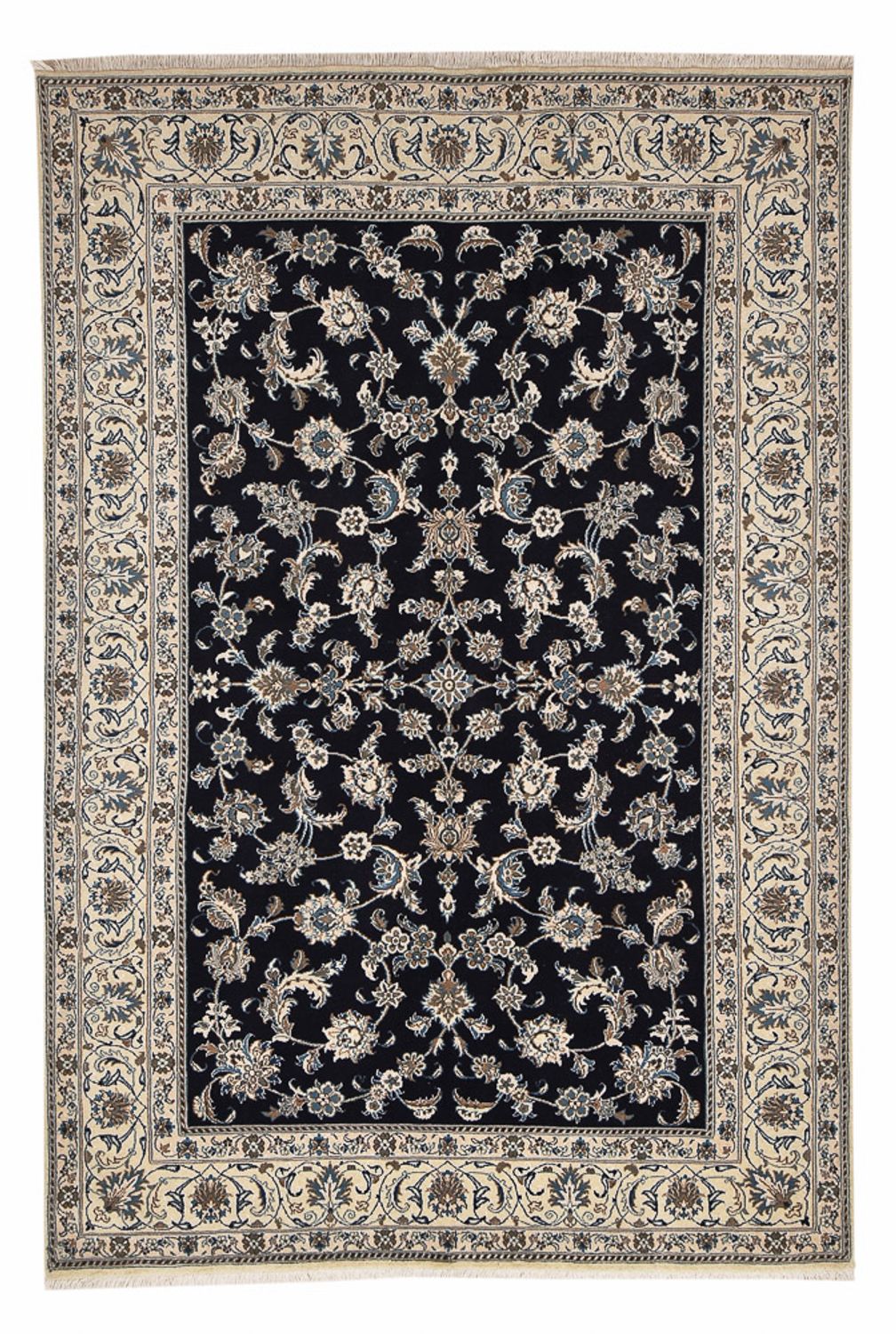 Perzisch tapijt - Nain - 290 x 193 cm - donkerblauw