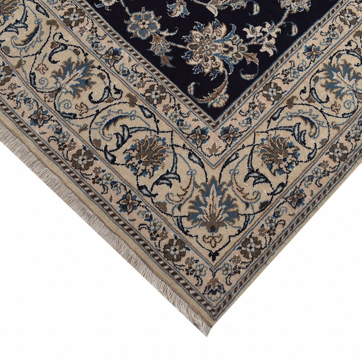 Perzisch tapijt - Nain - 290 x 193 cm - donkerblauw