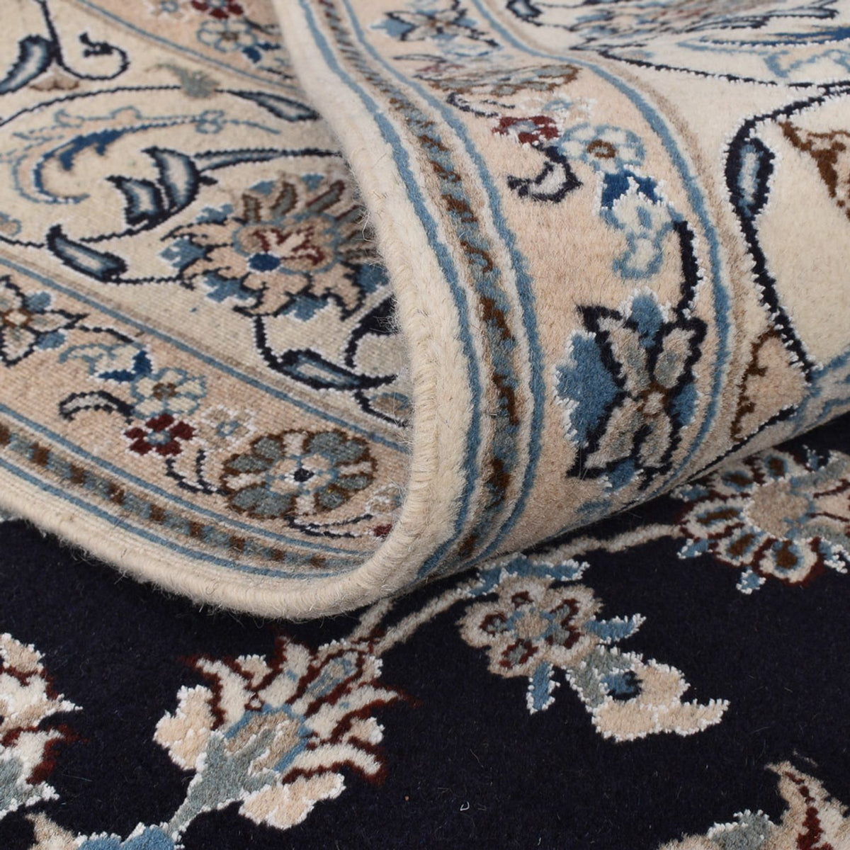 Perzisch tapijt - Nain - 310 x 198 cm - donkerblauw