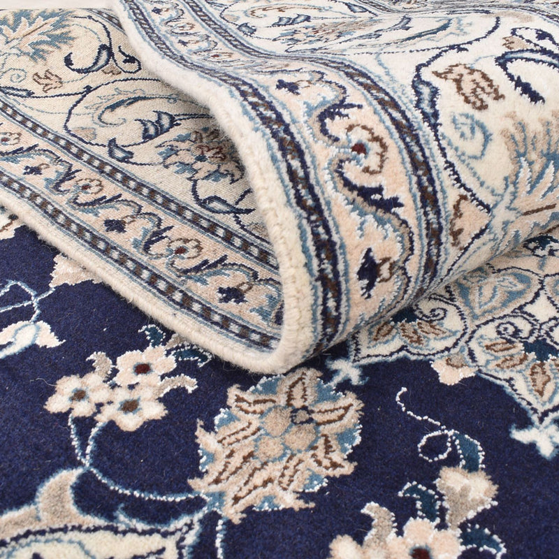 Perzisch tapijt - Nain - 295 x 195 cm - donkerblauw