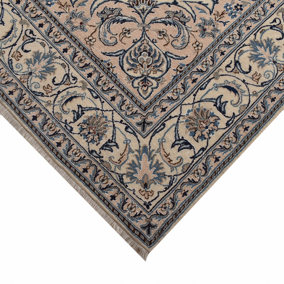 Perzisch tapijt - Nain - 293 x 198 cm - zand