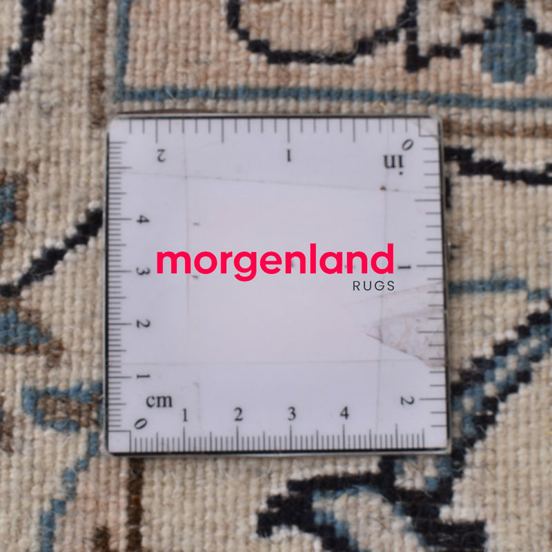 Perzisch tapijt - Nain - 282 x 193 cm - benzine blauw