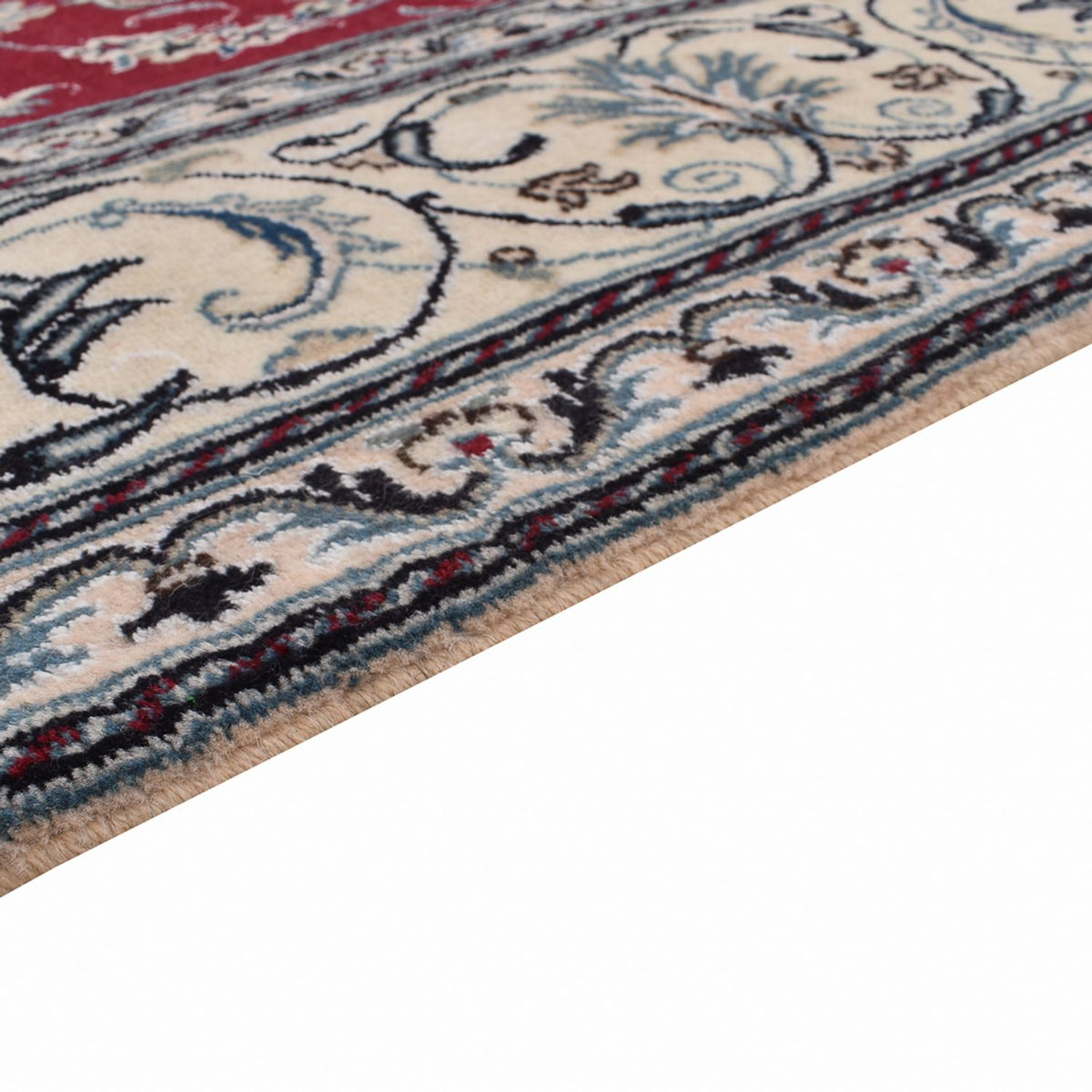 Perzisch tapijt - Nain - 297 x 203 cm - rood