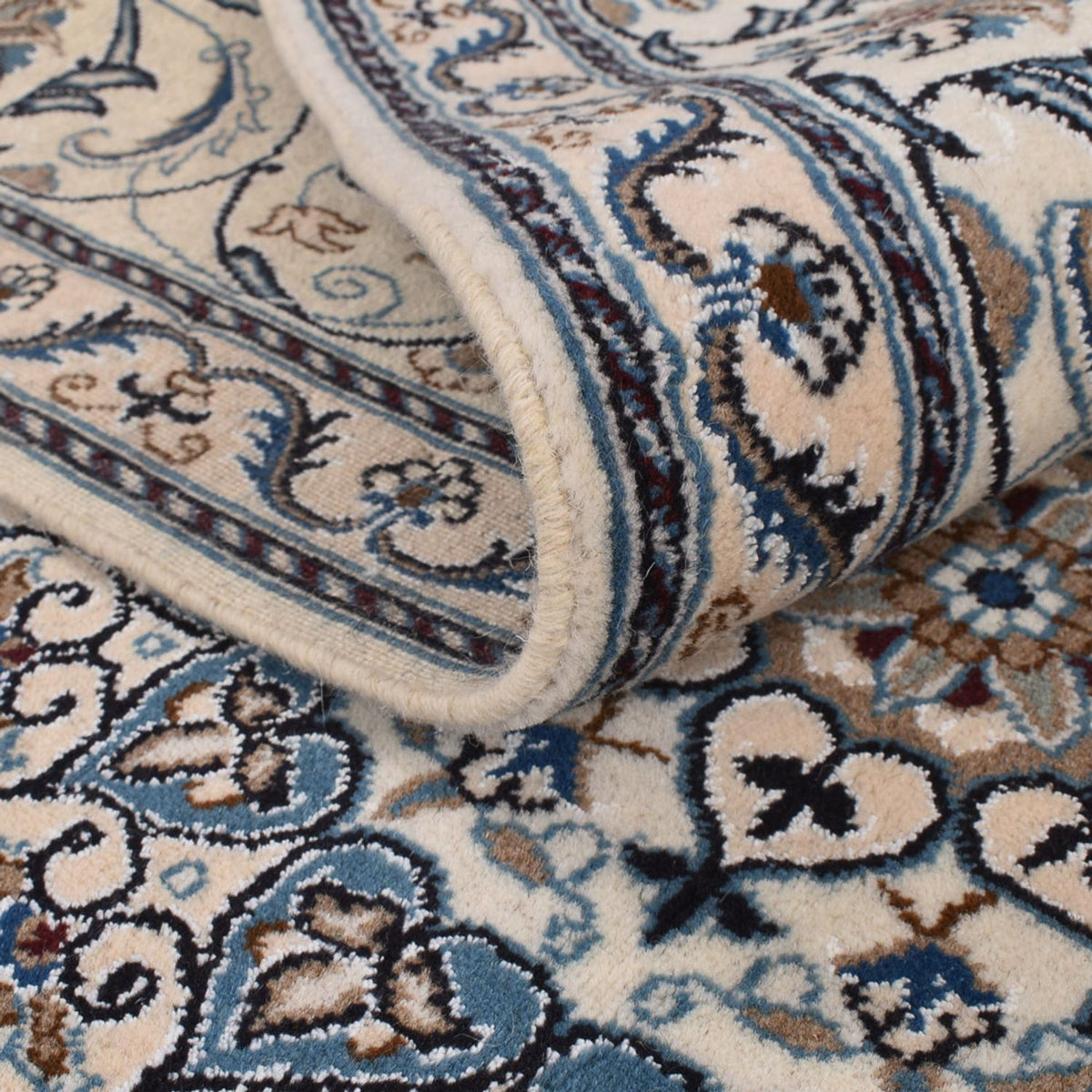 Perzisch tapijt - Nain - 304 x 203 cm - crème