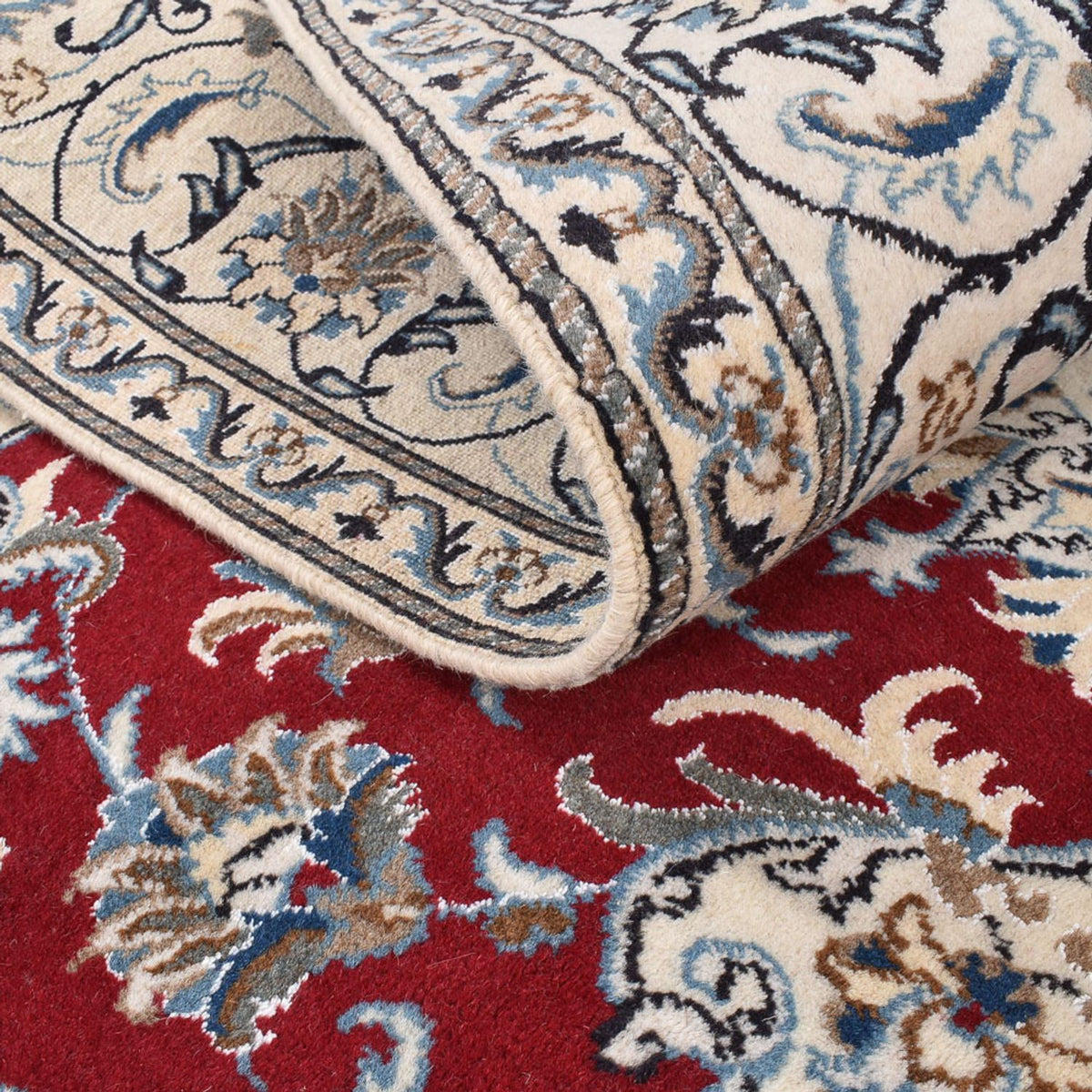 Perzisch tapijt - Nain vierkant  - 197 x 195 cm - rood