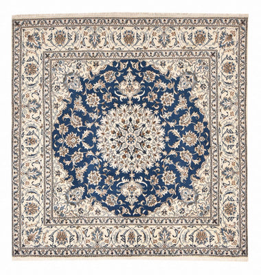 Perzisch tapijt - Nain vierkant  - 202 x 195 cm - blauw