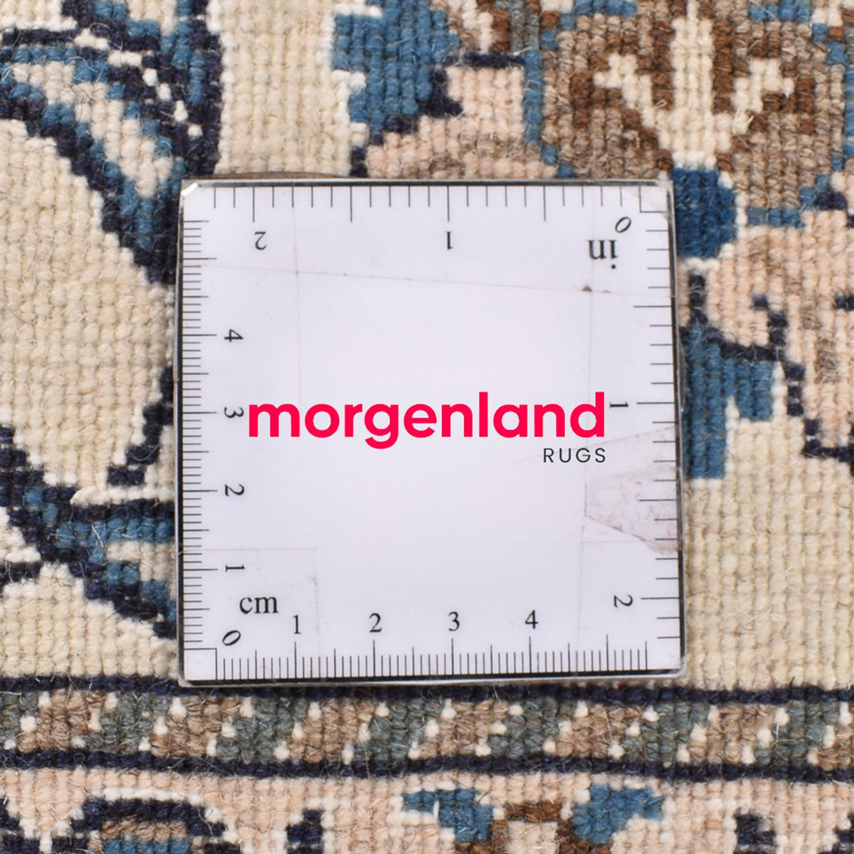 Perzisch tapijt - Nain vierkant  - 202 x 195 cm - blauw