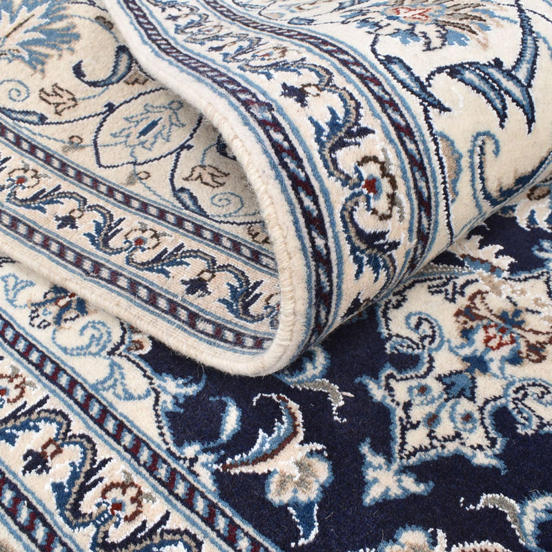 Perzisch tapijt - Nain vierkant  - 198 x 195 cm - donkerblauw