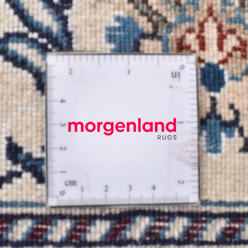 Perzisch tapijt - Nain vierkant  - 198 x 195 cm - donkerblauw