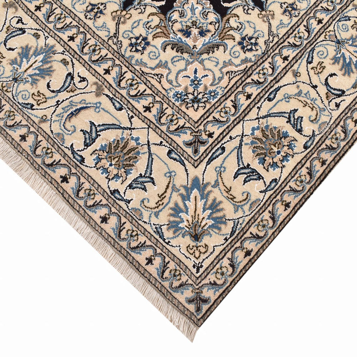 Perzisch tapijt - Nain vierkant  - 198 x 190 cm - donkerblauw