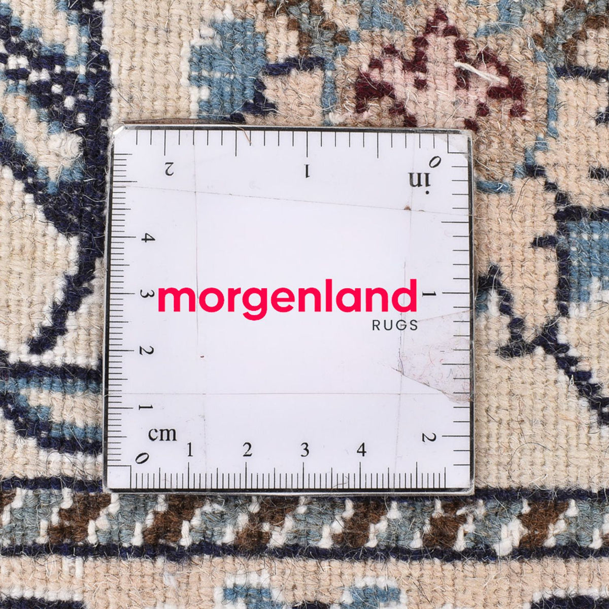 Perzisch tapijt - Nain vierkant  - 198 x 193 cm - donkerblauw