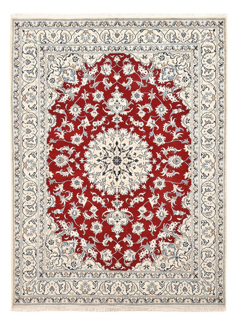 Perzisch tapijt - Nain - 233 x 167 cm - rood