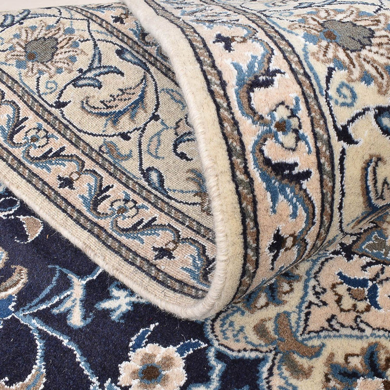 Perzisch tapijt - Nain - 239 x 165 cm - donkerblauw