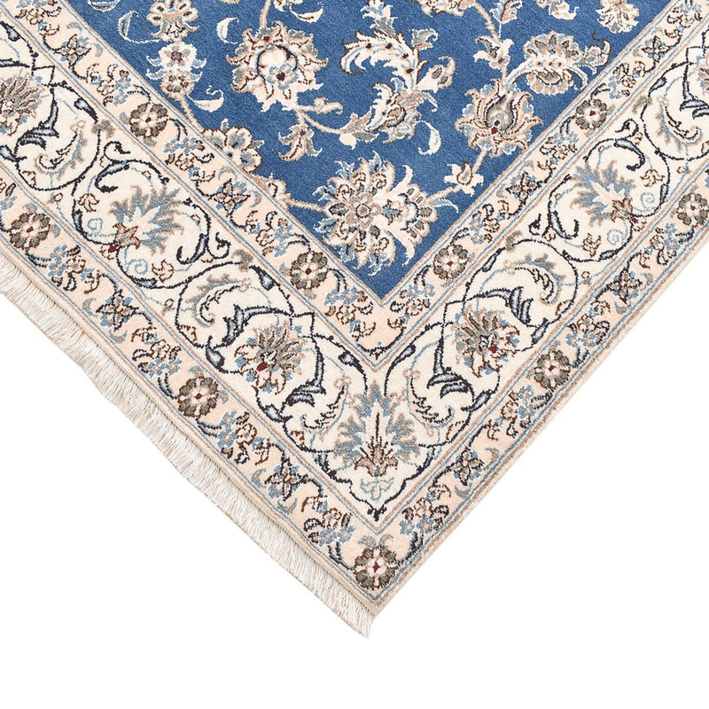 Perzisch tapijt - Nain - 242 x 165 cm - blauw