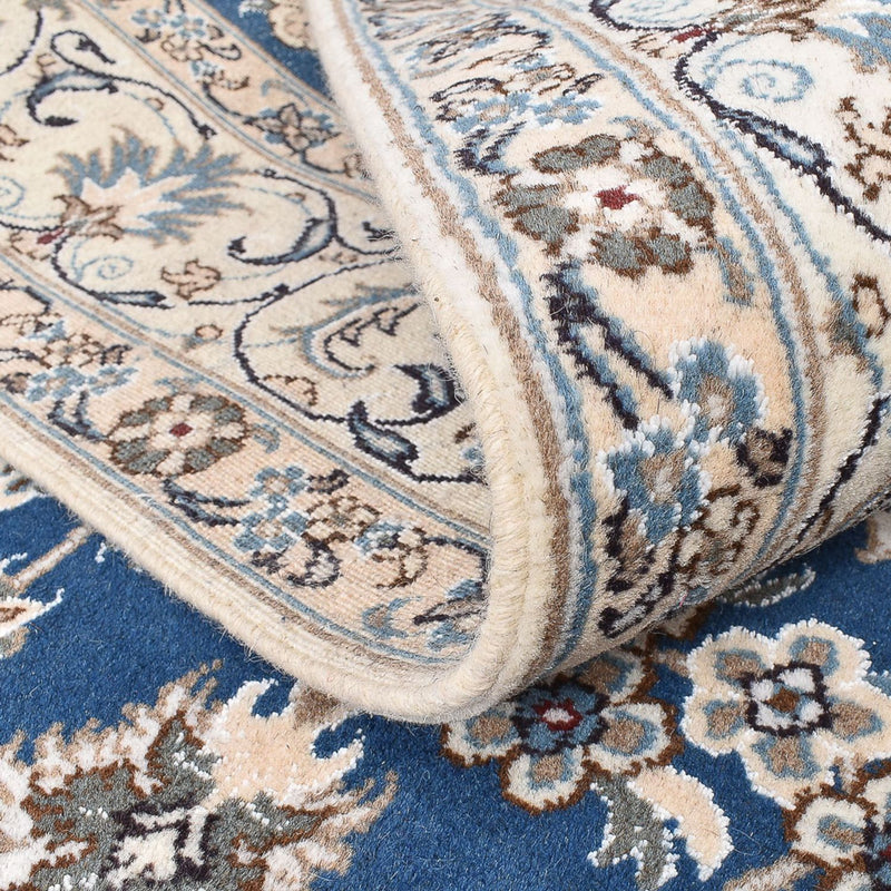 Perzisch tapijt - Nain - 242 x 165 cm - blauw