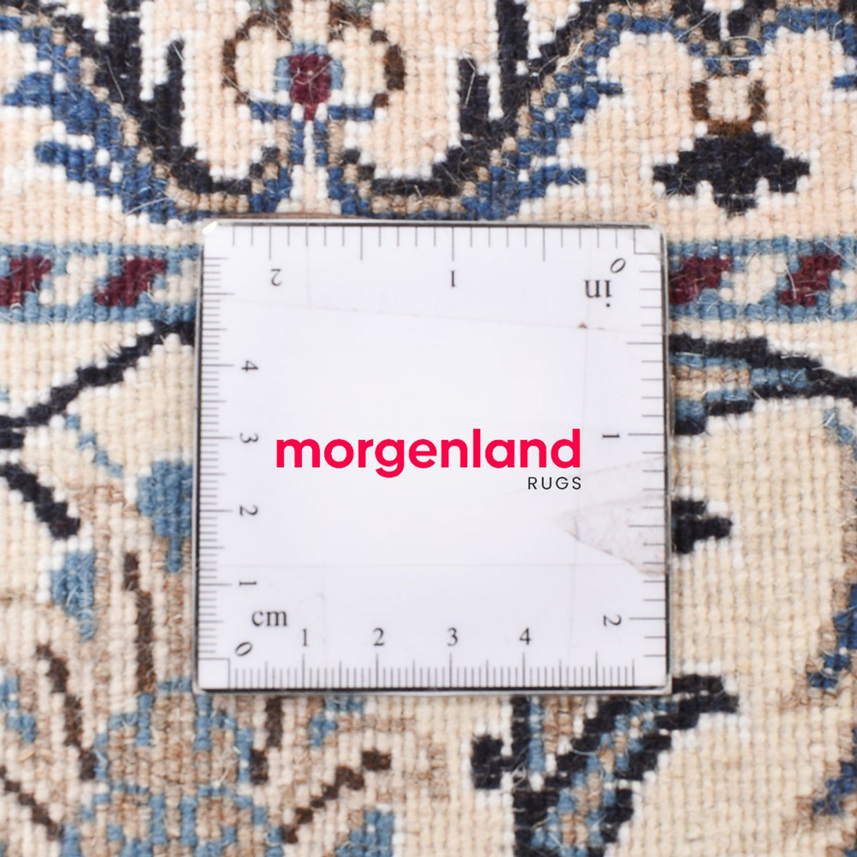 Perzisch tapijt - Nain - 200 x 149 cm - lichtgrijs