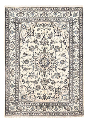 Perzisch tapijt - Nain - 209 x 149 cm - lichtgrijs